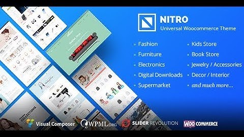 Nitro - Universal WooCommerce Theme from ecommerce experts PREVIEW