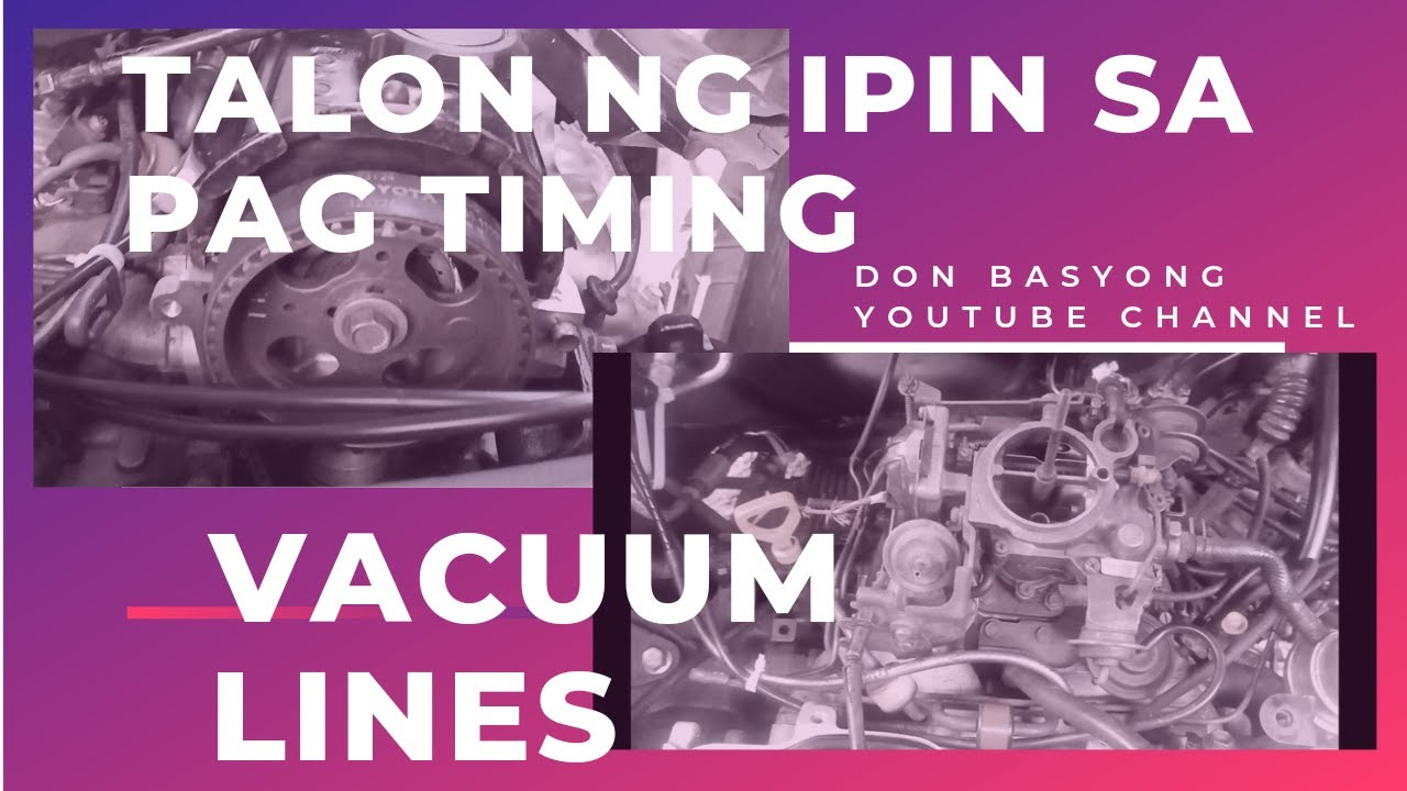 VACUUM LINES / TIMING PROBLEM timing vacuum YouTube