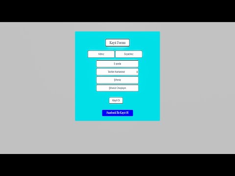 Video: Kayıt Formu Nasıl Yapılır