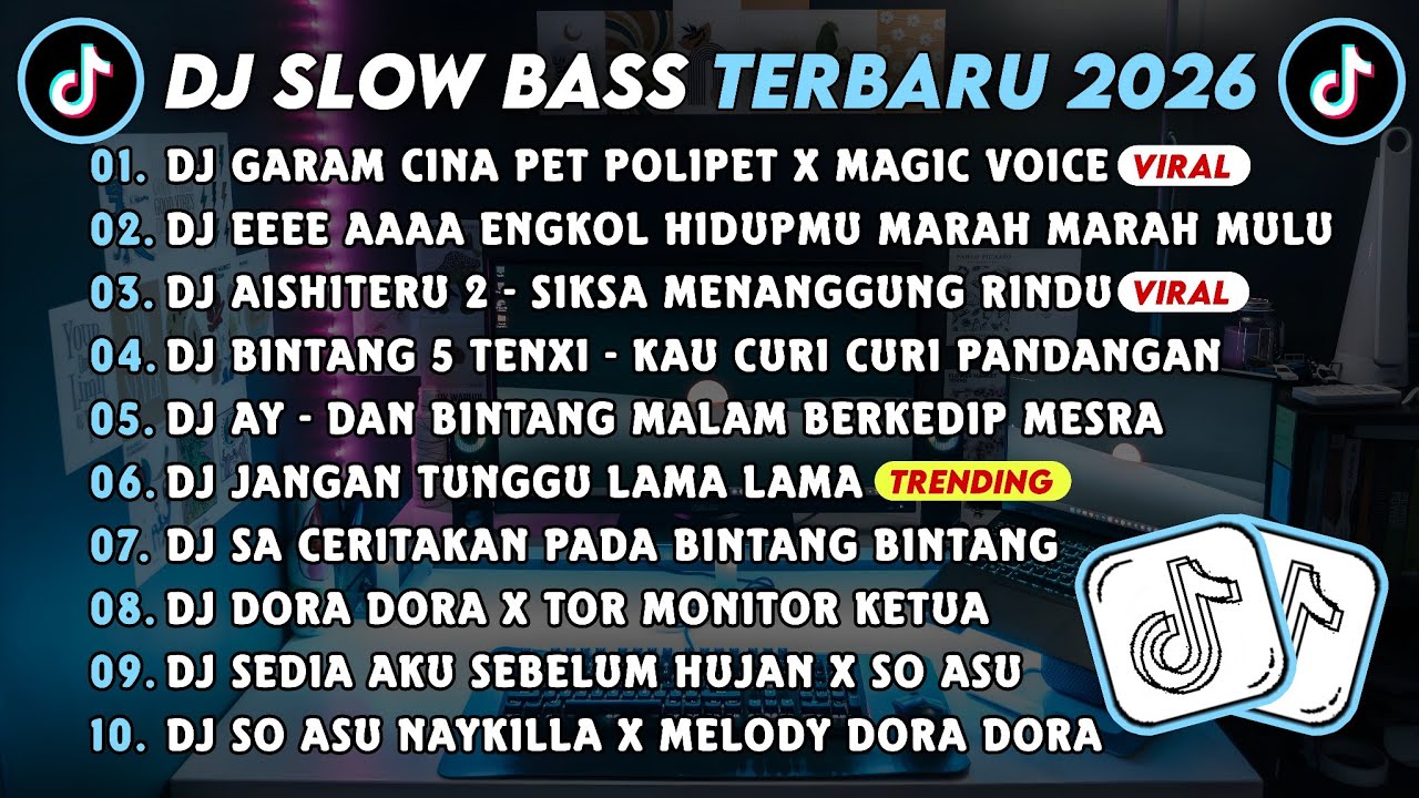 DJ SLOWBASS TERBARU 2026 || DJ GARAM CINA PET POLIPET X MAGIC VOICE || DJ EEEE AAAA ENGKOL VIRAL 