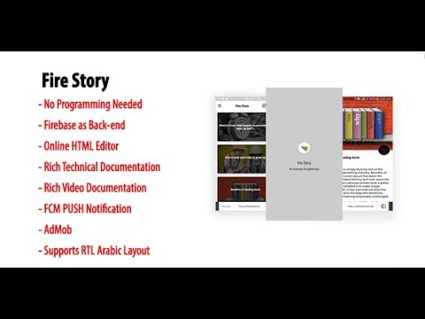 Fire Story | Android Online Storybook App with Firebase Back-end