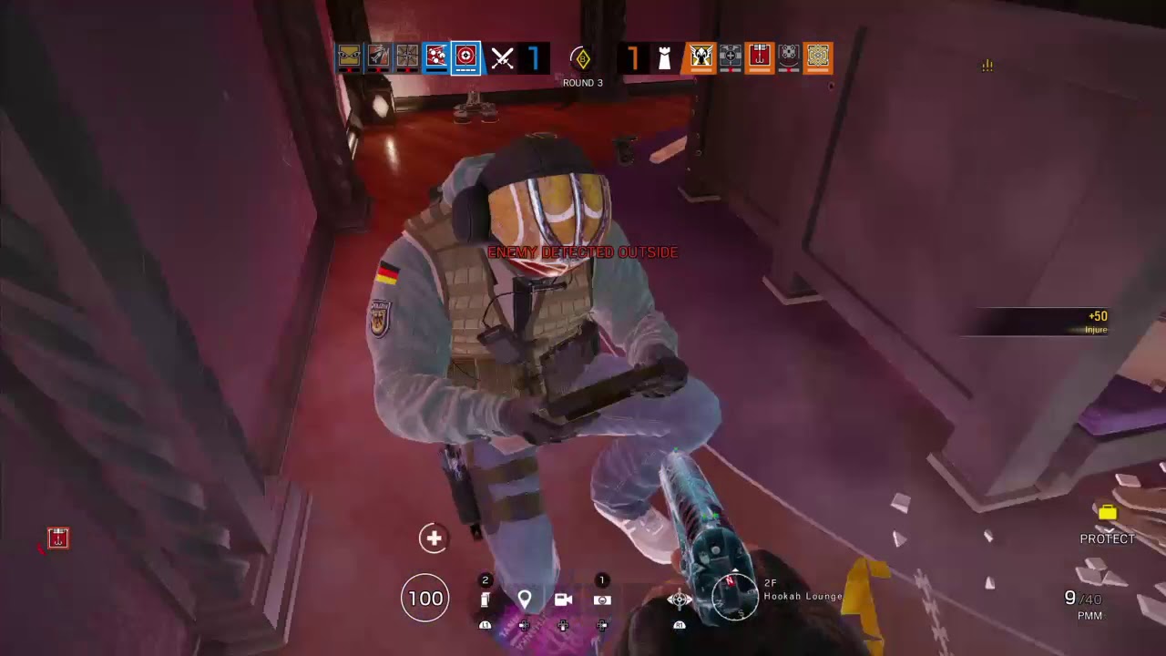 Tom Clancy's Rainbow Six® Siege 1 VS 3 Glaz Coast Line Defuser Rush ...