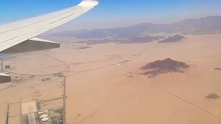 Landing in Sharm El Sheikh 2018 Egypt.