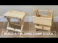 Build a folding camp stool