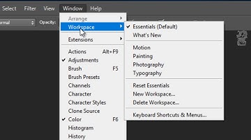 How to Reset essentials in Photoshop (Restore Tool Palettes, Window Positions) Reset Your Workplace