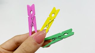 10 Ingenious tips at home using extremely useful clothespins | DIY Sweet