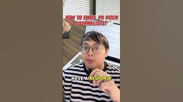 How to email PR pitch to journalists 📩 #shorts