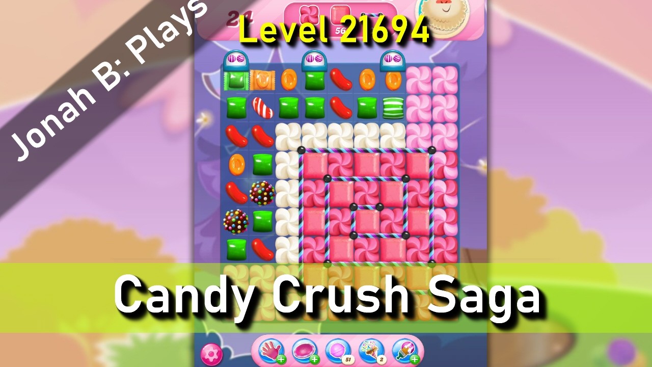 Candy Crush Saga Level 21694 - YouTube
