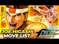 JOE HIGASHI MOVE LIST - The King of Fighters XIII (KOFXIII)