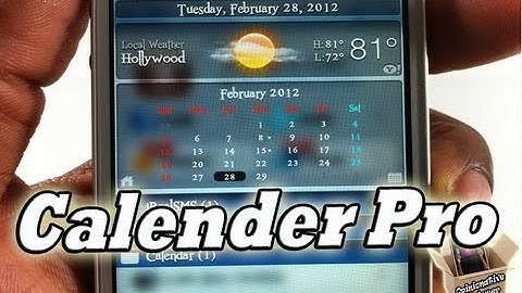 Calendar Pro - Adds Enhancer Calender To Notification Center