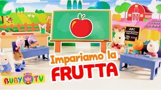 Impara la frutta in italiano 🍎 🍇 🍐 Prime parole per bambini piccoli