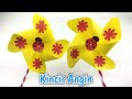 Cara Membuat KINCIR ANGIN dari Kertas Origami | Paper Windmill Craft | PINWHEEL