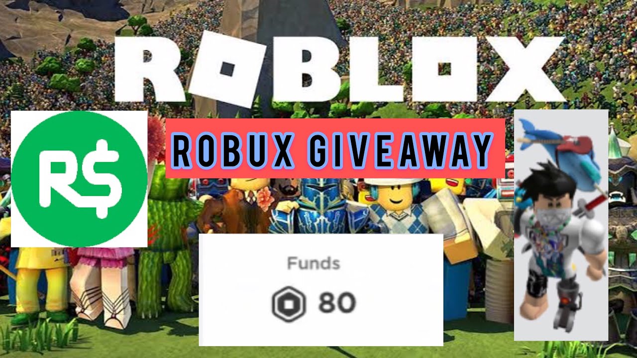 Robux Giveaway Youtube