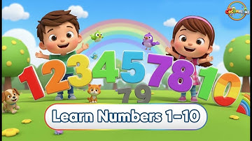Learn Numbers 1 to 10 for Kids | Fun Counting Song | COCOMELONS Official