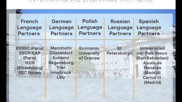 Business and a Language - Trinity Open Day 2013