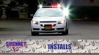 A Chevy Malibu Campus Patrol Security Vehicle