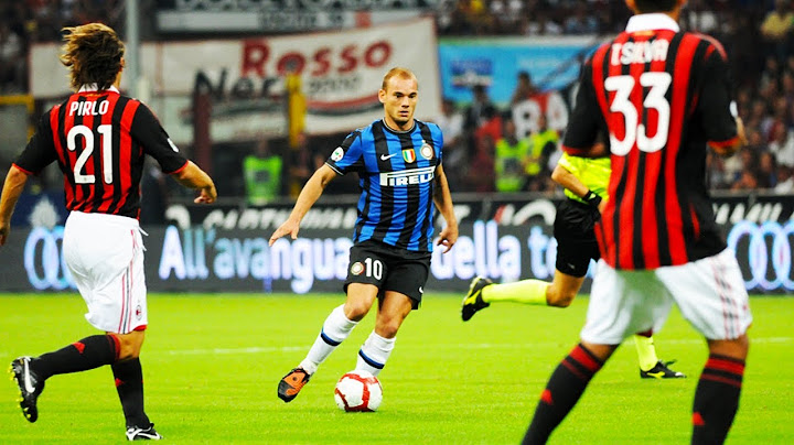 Il Debutto di Wesley Sneijder con la maglia dell'Inter (29.08.09)