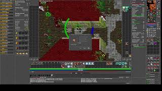 Tibia - Hunt Tarantula "Cave Port hope" - Knight Lv"56~57" Skills 99/93(club)