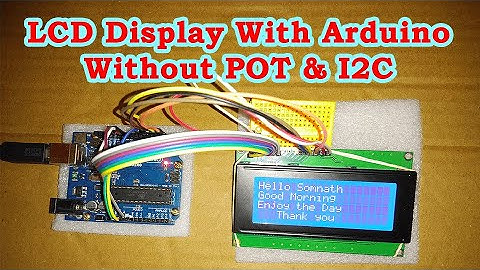 LCD interfacing with arduino Uno in proteus || code+simulation