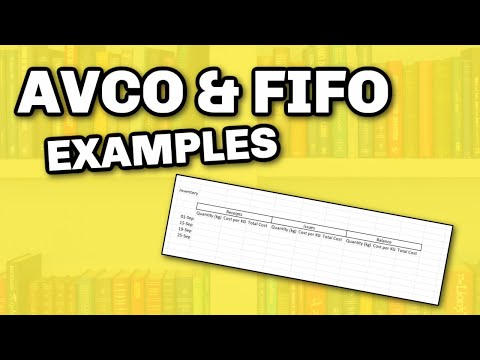 FIFO & AVCO