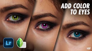 3 Ways to Add COLOR TO EYES in Lightroom and Snapseed Apps | Android | iOS screenshot 5