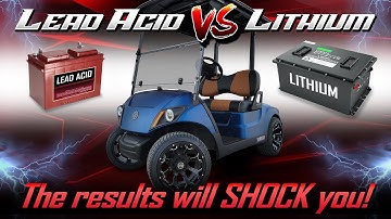 Testing Lead Acid vs Lithium Battery - RANGE TEST - Yamaha Drive 2 BattLite Lithium Battery Install
