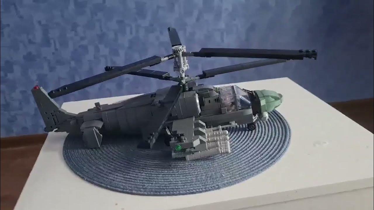 Вертолет Ка-52 Аллигатор из конструктора Лего - YouTube