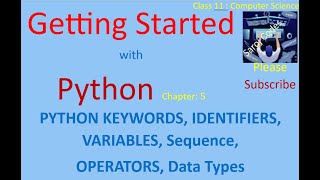 Celebrity Chapter 5 : Getting Started with Python Profile