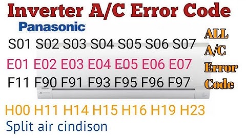 Panasonic AC error code | panasonic error code list, #How to fix panasonic multi ac error code f91?