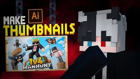 How to Create Minecraft Thumbnails Using AI🔥 [ One click ai Thumbnail ] #minecraft #viral 