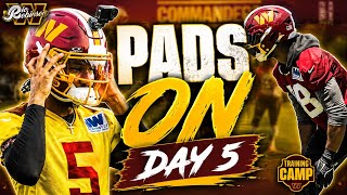 🚨BEST DAY of PRACTICE! Washington Commanders Training Camp Day 5 News & Notes