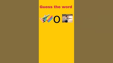 Combine the images and guess the correct word #challenge #language #game