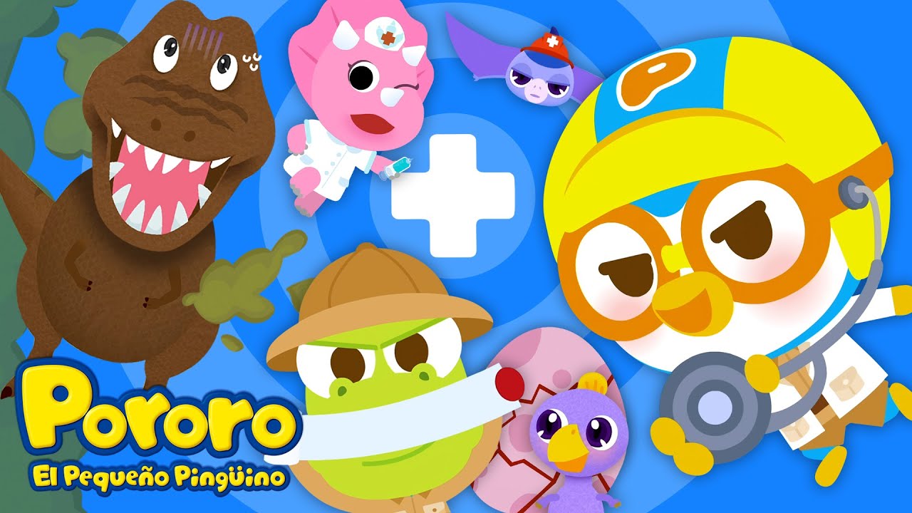 Doctor de Dinosaurios Pororo 🦖 | Compilación Completa | Historias de Dinosaurios para Niño