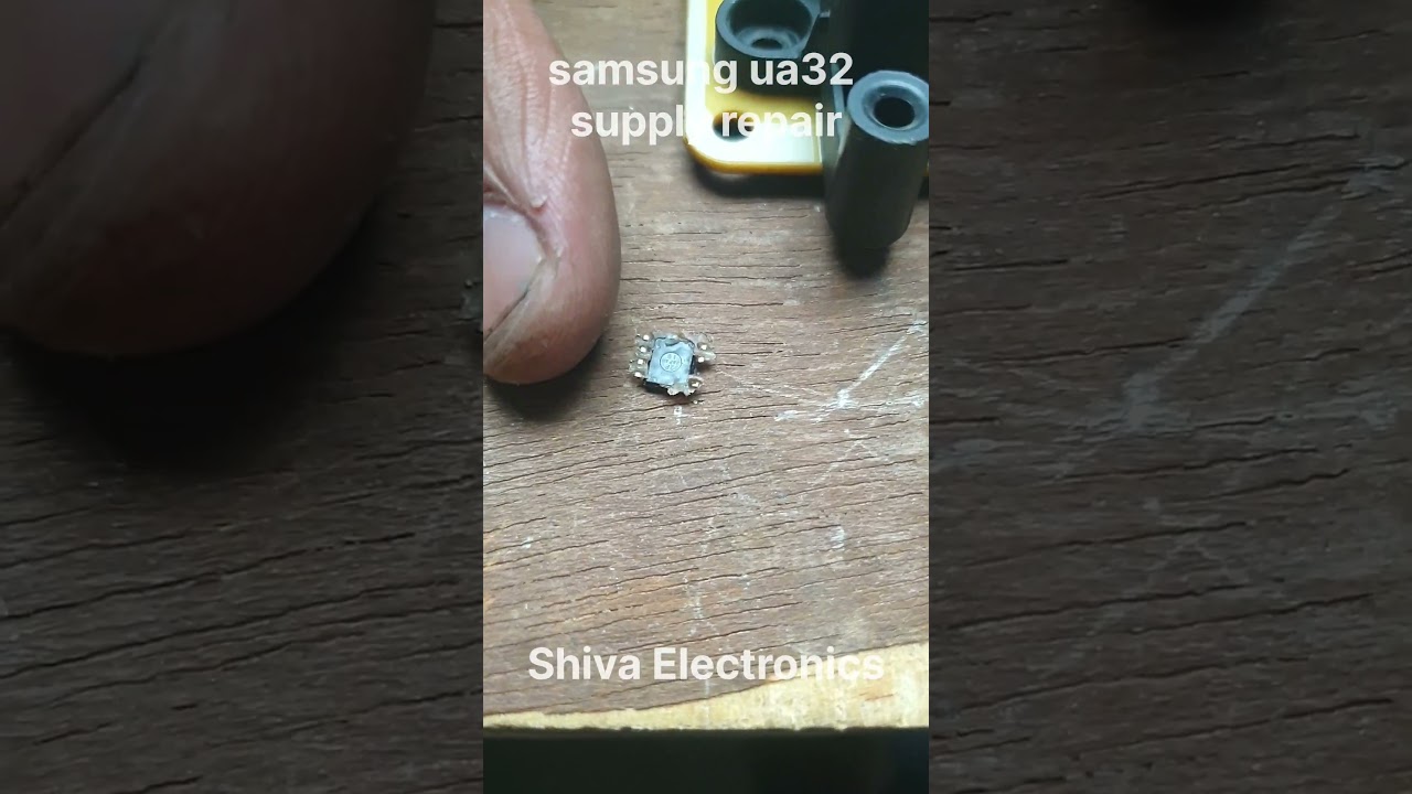 samsung ua32 led t  power supply repair with dmo by shiva electronics 