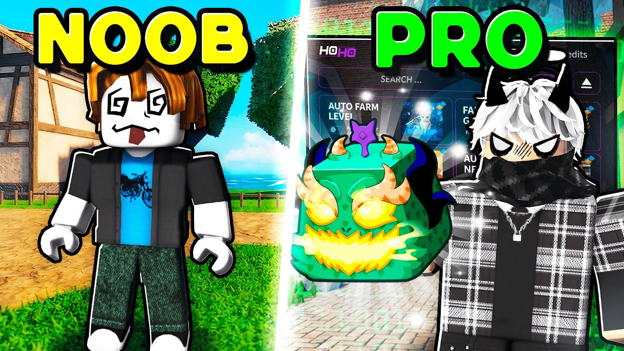 Usei o MELHOR Script que os PROS de Blox Fruits ESCONDEM de você (NOOB NUNCA MAIS)