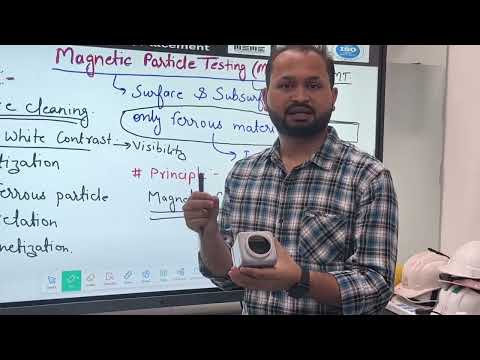 MPT Magnetic Particle Testing In ह न द NON Destructive Testing NDT PART 1 