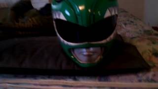 MMPR Green Ranger Helmet Review Part 2