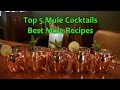 Top 5 Mule Cocktails Drinks Best Moscow Mule Recipes