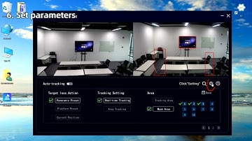 Auto tracking camera New IVESmart Setting Video
