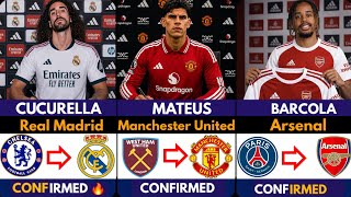 🚨LATEST CONFIRMED TRANSFER NEWS AND RUMOURS TRANSFER NEWS 2026| Mateus 🔥 Cucurella ⌛️, Barcola  ✅️ 