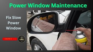 क्या आपकी कार का शीशा स्लो चलता है|Power Windows Cleaning #automobile #hyundai