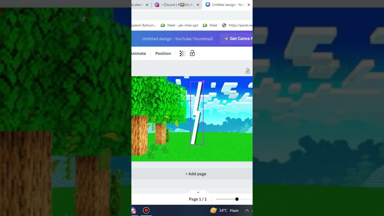 How to Make Minecraft Thumbnails #shorts