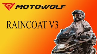 Motowolf Raincoat V3 Unboxing