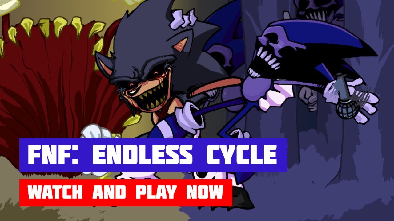 Friday Night Funkin' Lord X VS Majin Sonic Endless Cycles (Sonic