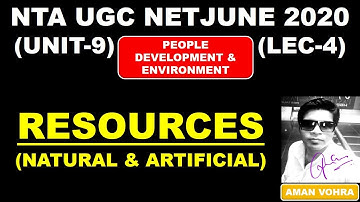 Resources Lec 4 unit  9 People and environment ugc net june 2020