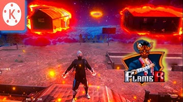 How to edit videos like Flame R free fire on android
