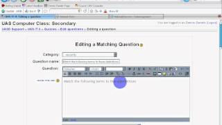 Tutorial Moodle Importing, Editing and Previewing Questions in Moodle Quiz