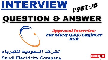 Important Interview Questions  for Quality and Site Engineers | SEC Interview Questions | Part 18