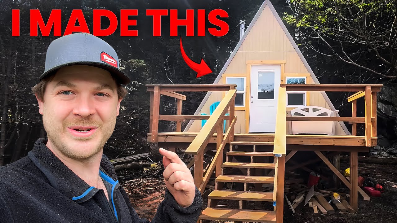 Return to the A Cabin by Second Growth Homes  -  16x20 A Frame Cabin