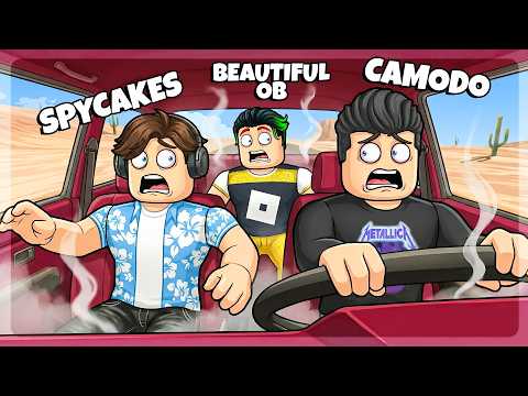 Riding With My Friends in ROBLOX A DESRT Was INSANE